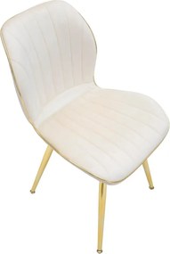 Scaune de dining crem 2 buc. Paris – Mauro Ferretti