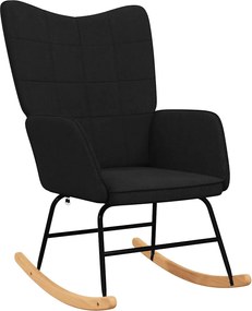 vidaXL Scaun balansoar, negru, material textil