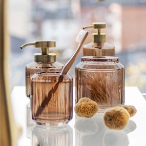 Suport pentru periuța de dinți maro din sticlă Vision – Mette Ditmer Denmark