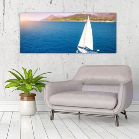 Tablou - Excursie cu navă (120x50 cm)