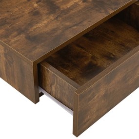 Noptiera montata pe perete 46x30x15 cm cu sertar, aspect lemn