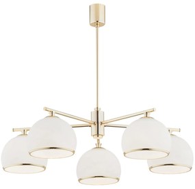 Lustra stil clasic cu 5 brate MARBELLA alama