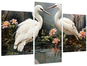 Tablou - Macarale albe (90x60 cm)