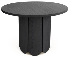 Masă de dining rotundă cu aspect de lemn de stejar ø 98 cm Soft – Woodman