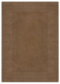 Covor maro din lână 120x170 cm – Flair Rugs