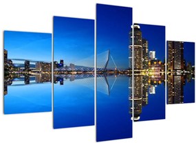 Tablou - Rotterdam nocturn (150x105 cm)