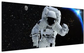 Tablou - Astronaut în Cosmos (120x50 cm)