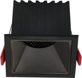Spot incastrabil LED 13W 3000K Helio negru