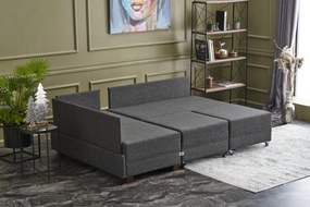 Canapea extensibilă Flaj (antracit) (S). 1067549