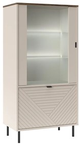 Vitrină Explicaba 1 (cashmir + stejar castello) . 1116329