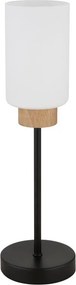 Veioza/ Lampa de masa metal si lemn ROWENA