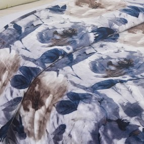 Lenjerie de pat mov din micropluș/cocolino pentru pat de o persoană 140x200 cm Riana – My House