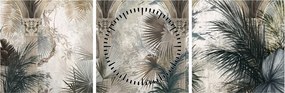 Tablou - Coloane (cu ceas) (90x30 cm)