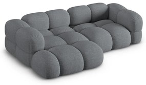 Colțar gri (cu colț pe partea stângă/cu șezlong) Loretto – Cosmopolitan Design