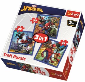 Puzzle Trefl Spiderman, 3 în 1