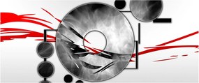 Tablou abstract (120x50 cm)