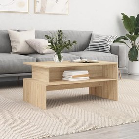 vidaXL Măsuță de cafea, stejar sonoma, 90x55x42,5 cm, lemn prelucrat