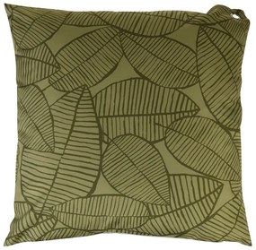 Perna decorativa de exterior Leaf, 45x45 cm, husa poliester, verde