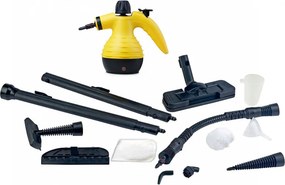 La mâna a doua: Oliver Voltz Steam Cleaner OV51002A 14 în 1, 3.2 bar, 1050W, 350 ml, Accesorii, Negru/galben