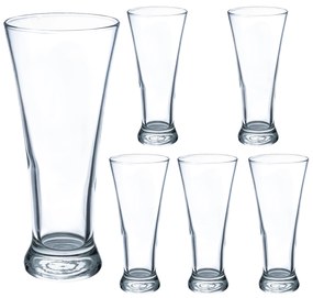 Set 6 pahare din sticla de 295 ml, Cesiro