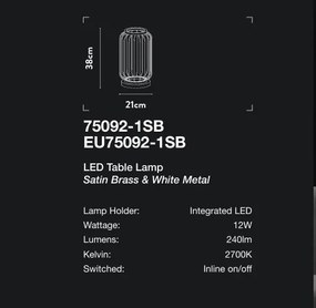 Veioza, lampa de masa LED design ambiental Belle