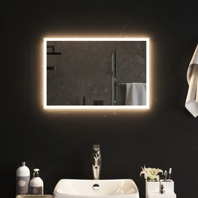 Oglinda de baie cu LED, 60x40 cm 1, 60 x 40 cm