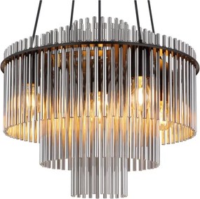 Globo 15698H1 - Lustru pe cablu GORLEY 5xE27/60W/230V, negru