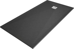 Mexen Stone+ cadă de duș din compozit dreptunghiular 200 x 80 cm, antracit - 44718020