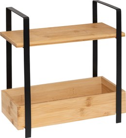 Raft pentru blat de bucătărie ORDERA cu recipient, 30 x 14 x 30 cm