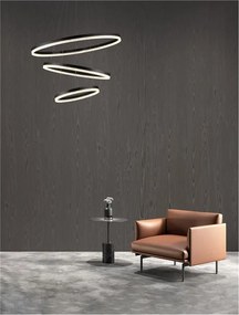 Lustra LED suspendata design elegant ADRIA D-80cm