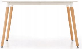 Masă dining WHITE MODERN 120 x 80 cm