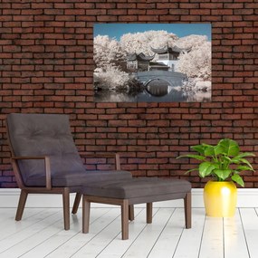 Tablou - pomi înfloriți în Asia (90x60 cm)