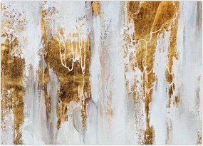 Tablou - Abstract auriu (70x50 cm)