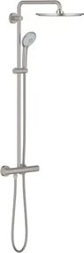 Coloana de dus Grohe Euphoria 310 cu termostat crom periat Supersteel