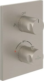 Baterie cada-dus incastrata Villeroy&Boch Angular nichel periat fara corp ingropat