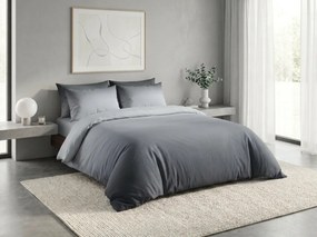 Lenjerie de pat din bumbac OMBRE gri Dimensiune lenjerie de pat: 2 buc 70 x 90 cm | 200 x 220 cm