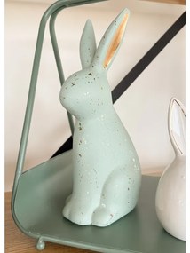 Iepuras ceramic GOLD FLECKS 24,5 cm verde - mai multe variante
