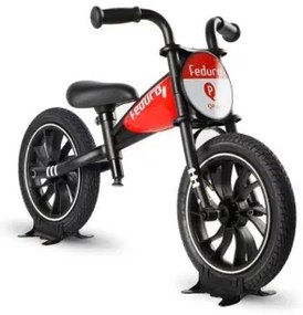 Bicicletă fără pedale QPlay FEDURO negru/roșu