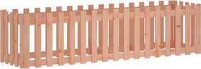vidaXL Pat înălțat grădină cu design gard 200x50x50 cm lemn douglas