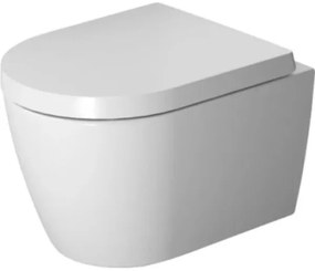 Vas WC suspendat Duravit ME by Starck Rimless 37x48 cm evacuare orizontala