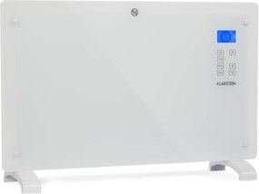 Klarstein Norderney, încălzitor convențional, termostat, temporizator, 2000 W, 30 m², alb