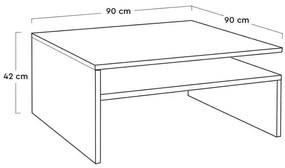 Măsuță de cafea Salome 4 (nuc) . 1109374