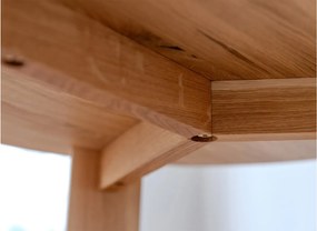Măsuță lemn masiv rotundă Monte Ø71×34 cm