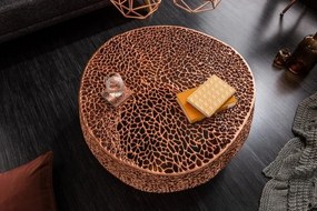 Masuta cu aspect deosebit Leaf 80cm, cupru