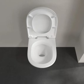 Villeroy & Boch O.NOVO 5660HR01 - Vas WC suspendat cu capac SoftClose, ceramică/albă