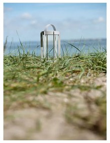 Felinar cu LED gri deschis cu USB (înălțime 30 cm) pentru exterior Firefly – Zone