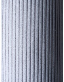 Fotoliu de copii albastru cu tapițerie din catifea reiată Flip – Wigiwama