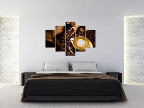 Tablou - O ceașcă de cafea (150x105 cm)