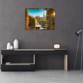 Tablou pe sticlă - Palatul Wallenstein (70x50 cm)