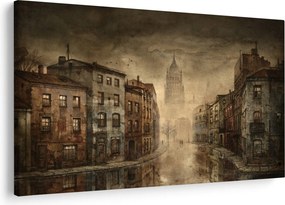 Tablou - Pictura orașului (90x60 cm)